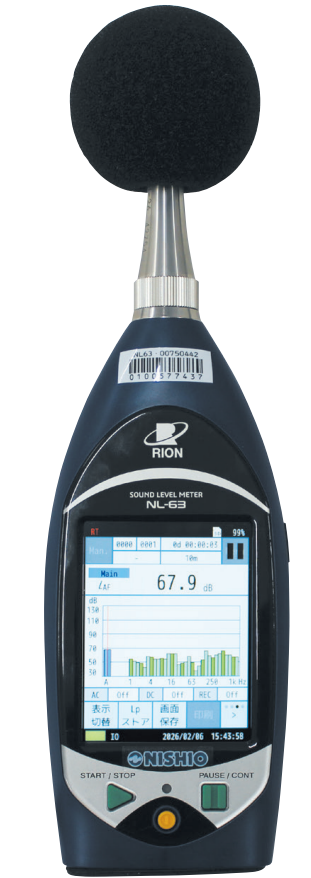 精密騒音計 NL-63